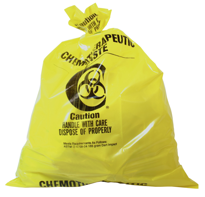 2-4 Mil.Safe Dispose Chemo Waste Disposal TwistTie Bags: Secure Handling for Proper Disposal (various Packs and Sizes)