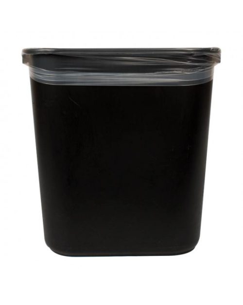 Crystal-Clear High-Density Clear Can Liners - Sizes for 16-45 Gallon Trash Cans