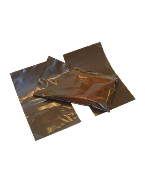Open-Ended Amber Pharmacy Bags 1000pcs, 2 Mil - UV Protective Tint
