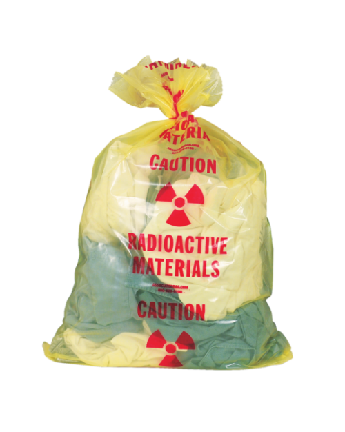 3-4 Mil, Radiation Guard Biohazard Waste Bags - Secure Disposal for Radioactive Materials, 2 Sizes