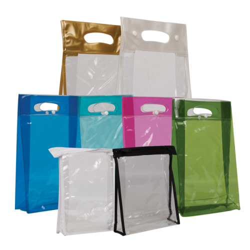 50-Vinyl Zipper Bags (6x8x1.5) - Secure Storage for Personal Patient Supplies, 8 Different Colors
