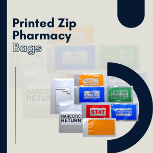 Printed Zip Pharmacy Bags