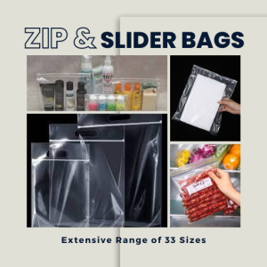 Clear Zip & Slider Bags