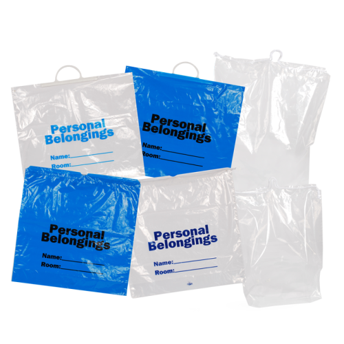 Medical Patient Belonging Bags: Secure Storage for Hospital Essentials, 3 Vibrant colors