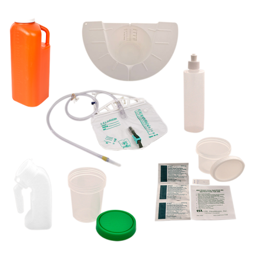 Clear Rigid Plastic Specimen Containers: Durable Single Containers & Kit Options Available