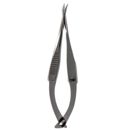 Ceramic Coated Vannas - 85mm -Microsurgical Scissors