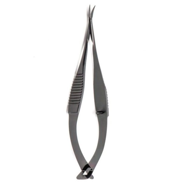 Ceramic Coated Vannas - 85mm -Microsurgical Scissors