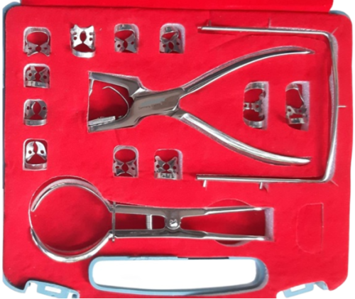 Rubber Dam Kit 11pcs - Comprehensive Set for Precision Dental Procedures in Endodontic Treatment