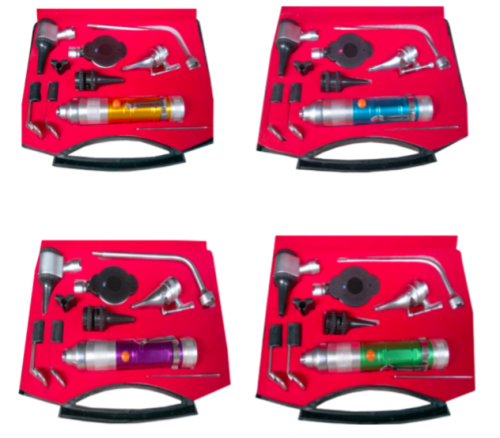 ENT Diagnostic Sets - 4 Different Colors- Set of 4