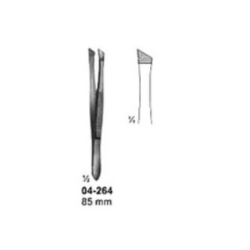 Bergh Cilia Forceps 85mm - Precision Ophthalmic Instrument for Atraumatic Cilia Extraction
