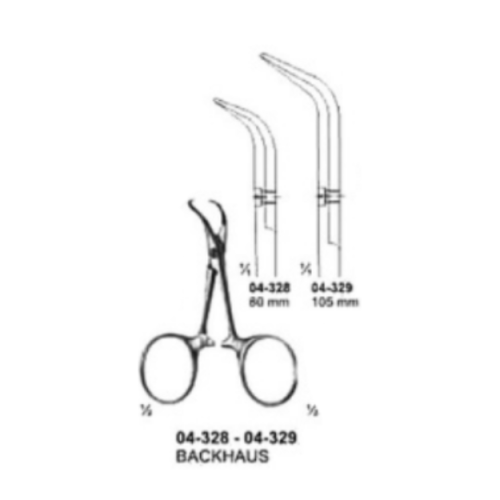 Backhaus Towel Clamp - Secure Surgical Drapery Holder