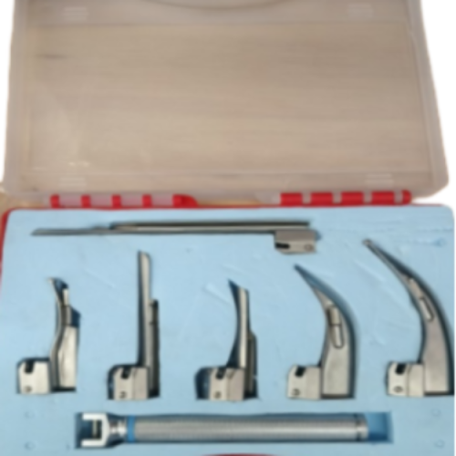 Pediatric Laryngoscope Set with Miller/Macintosh Blades Handle